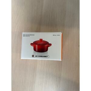 Le Creuset Mini Round Cocotte in White - NEW